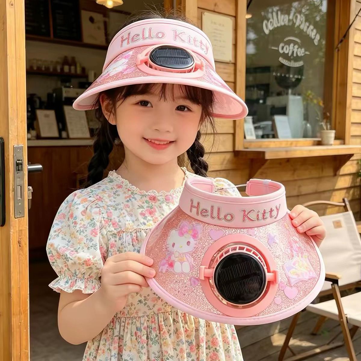Sun Hat Wide Brim - Anime Sanrio Kids Empty Top Sun