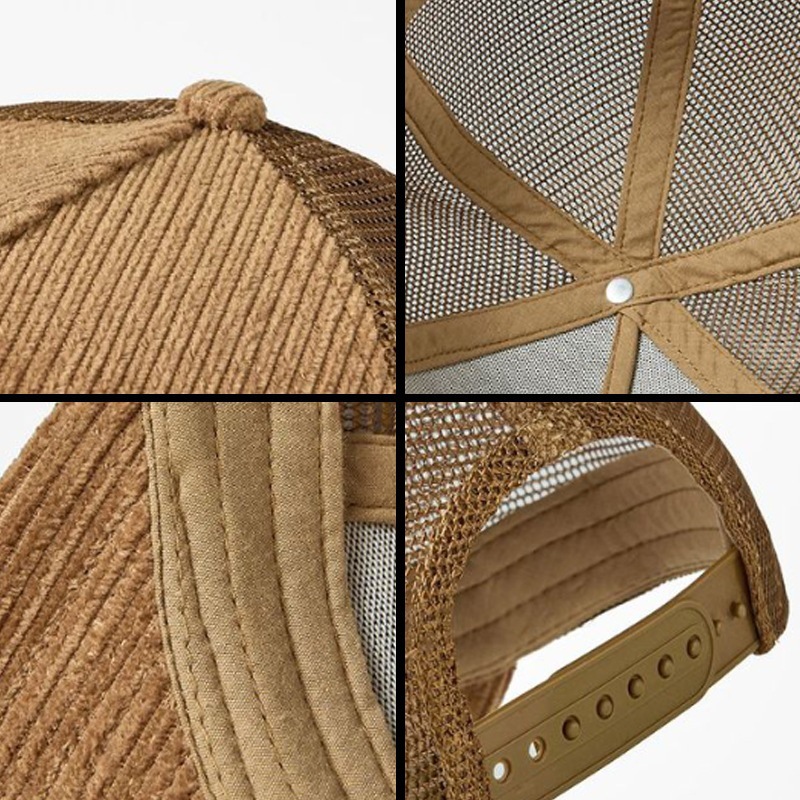 Corduroy Mesh Sport Cap Custom - Corduroy Cap 5 Panel ulasan dan harga