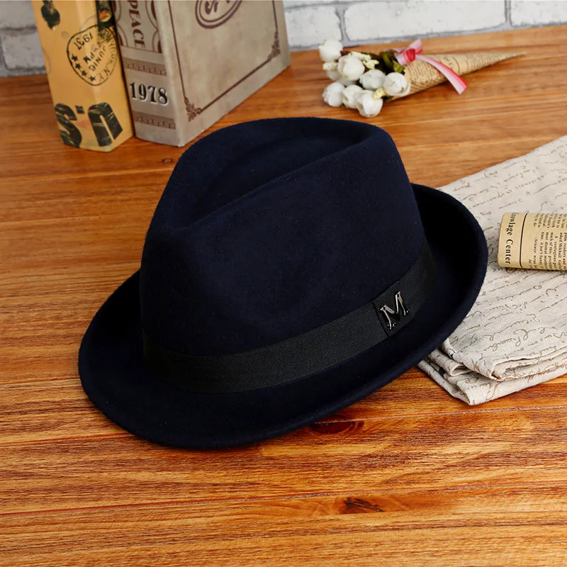 2025 Men Winter Thick Warm Fel - Fedora Hat Wool ulasan dan harga
