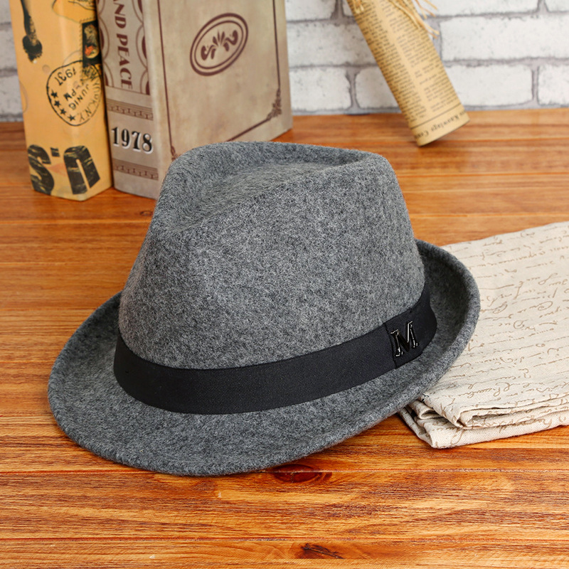 2025 Men Winter Thick Warm Fel - Fedora Hat Wool ulasan dan harga