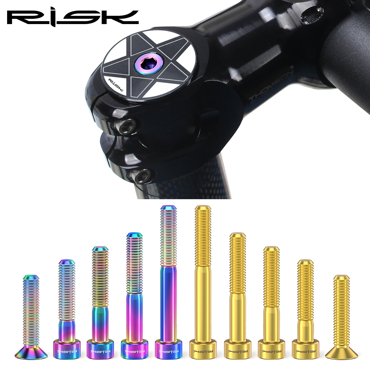 RISK 1pc Bicycle Titanium Allo - Snapback Hat Flat ulasan dan harga
