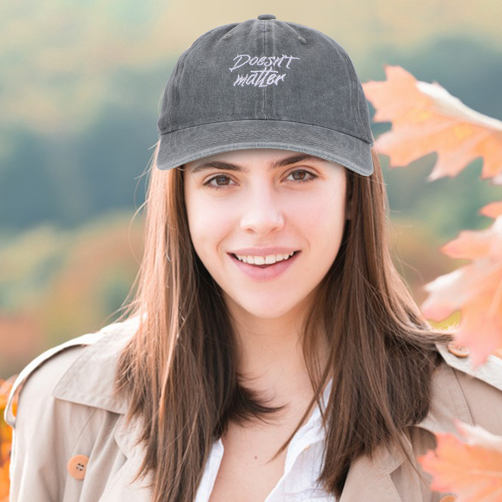Adjustable Vintage Washed Dist - Dad Hat Cotton ulasan dan harga