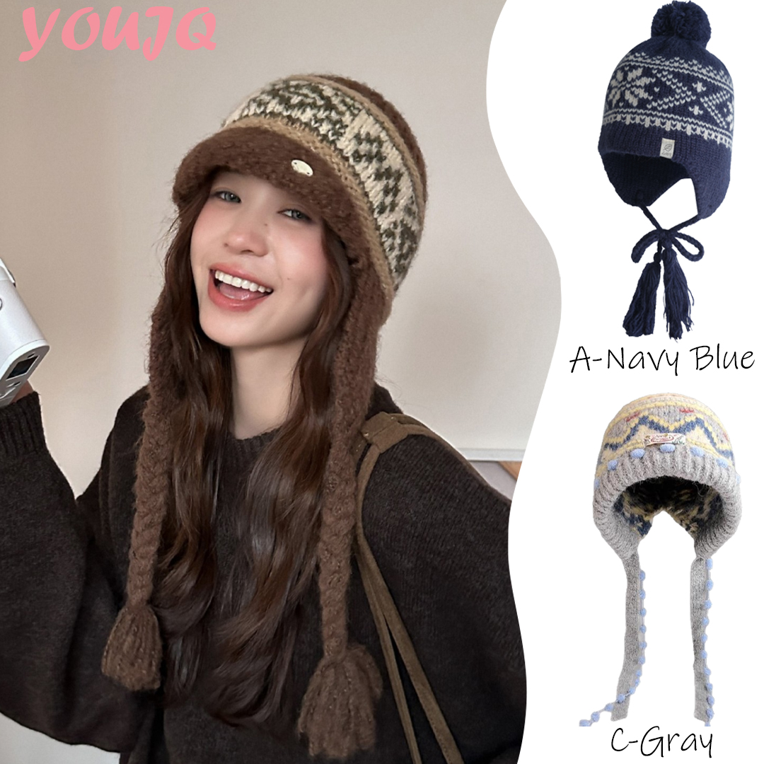 Winter Fair Isle Vintage Trapp - Trapper Hat Ear Flap ulasan dan harga