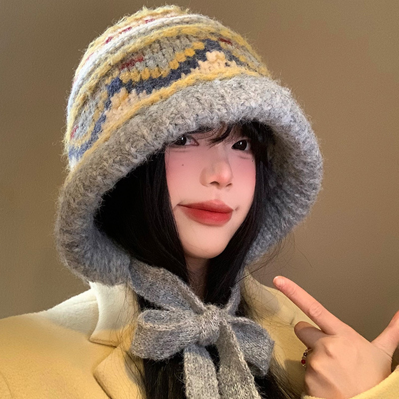 Winter Fair Isle Vintage Trapp - Trapper Hat Ear Flap ulasan dan harga