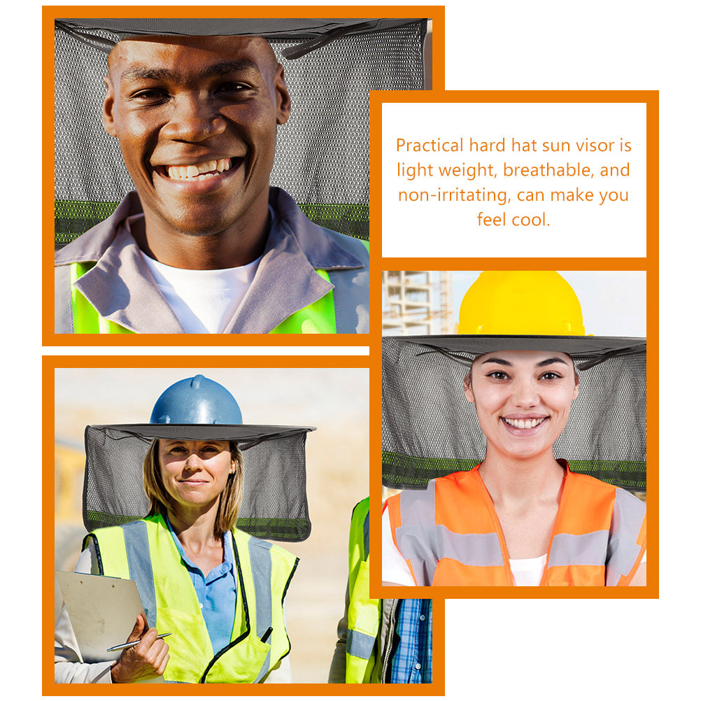 2Pcs Wide Brim Hard Hat Visor  - Sun Hat Wide Brim ulasan dan harga