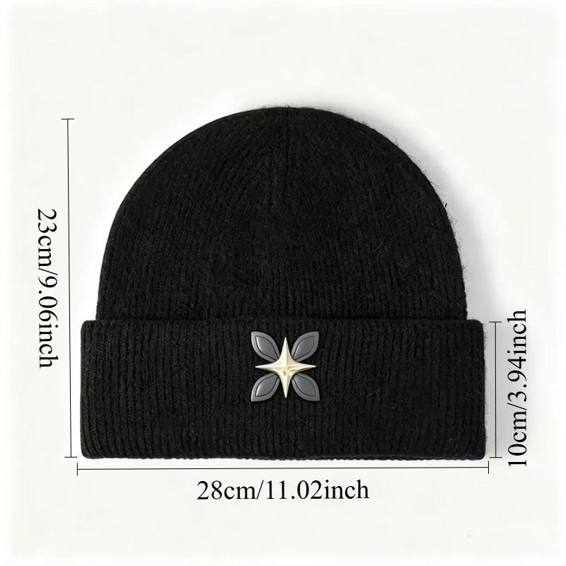Unisex Oversized Slouchy Fit S - Beanie Cuffed Knit ulasan dan harga