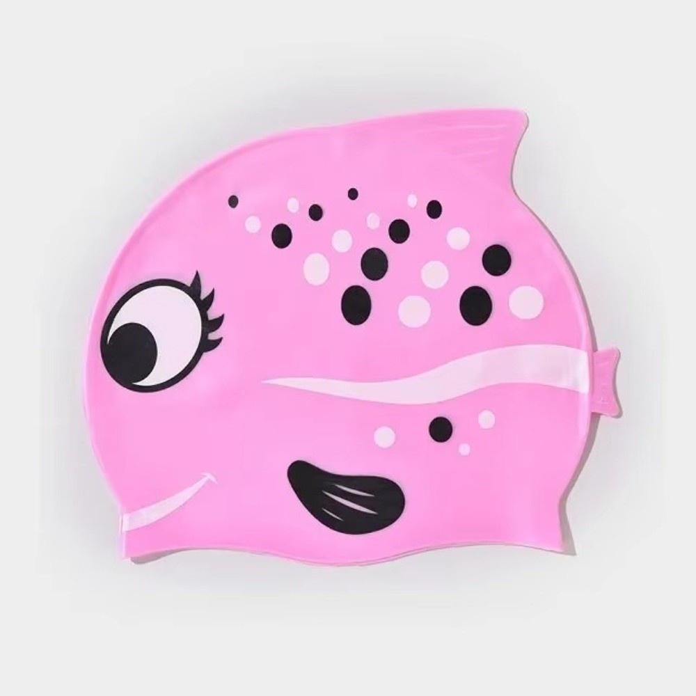 Cute Elastic Children's Swimmi - Swim Hat Silicone ulasan dan harga