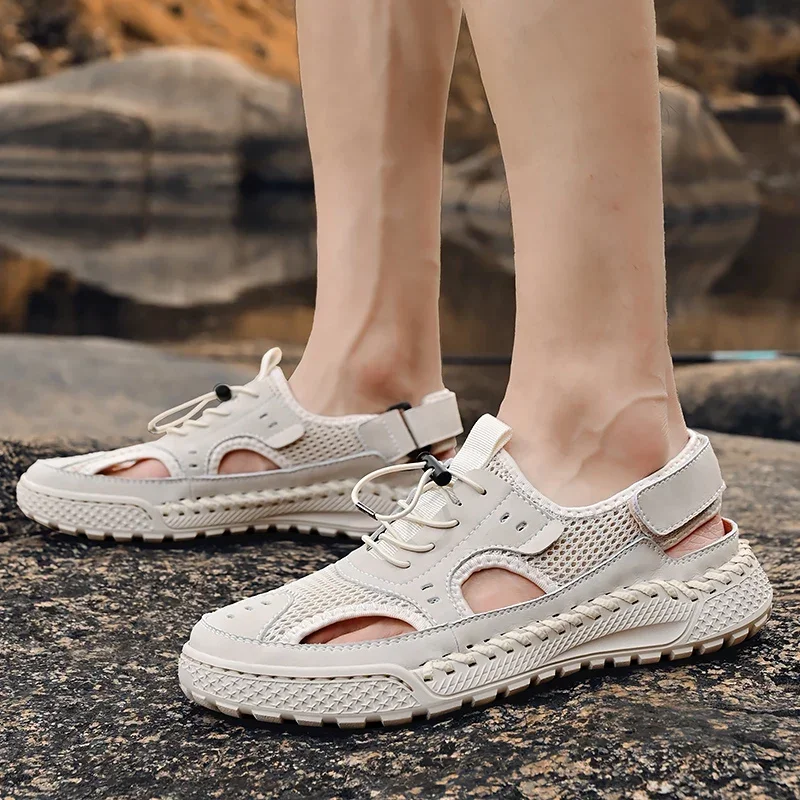 Sandals Men Tide 2025 Summer N - Snapback Hat Flat ulasan dan harga