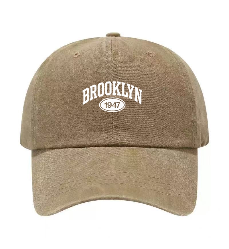 Brooklyn 1947 Printed Washed C - Golf Cap Dad ulasan dan harga