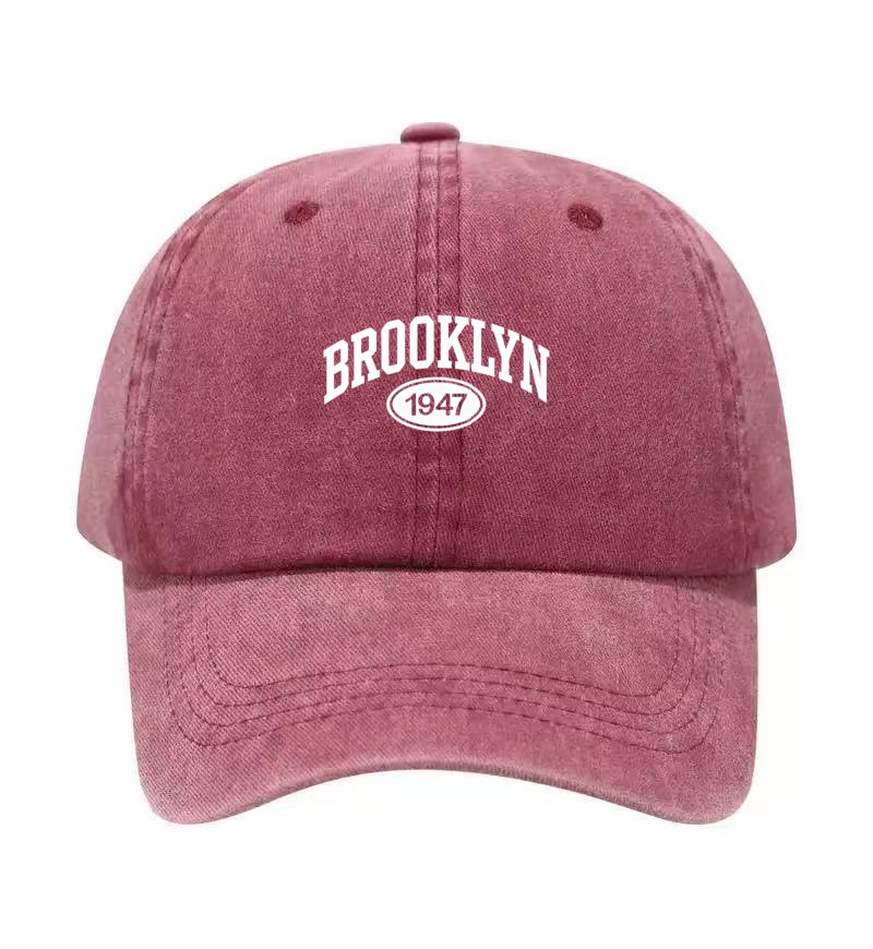 Brooklyn 1947 Printed Washed C - Golf Cap Dad ulasan dan harga