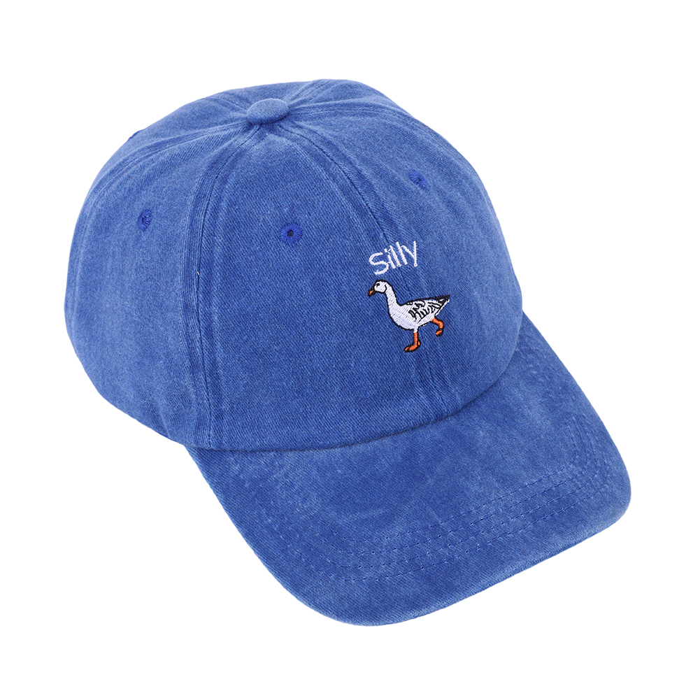 Funny Embroidered Silly Goose  - Dad Hat Cotton ulasan dan harga