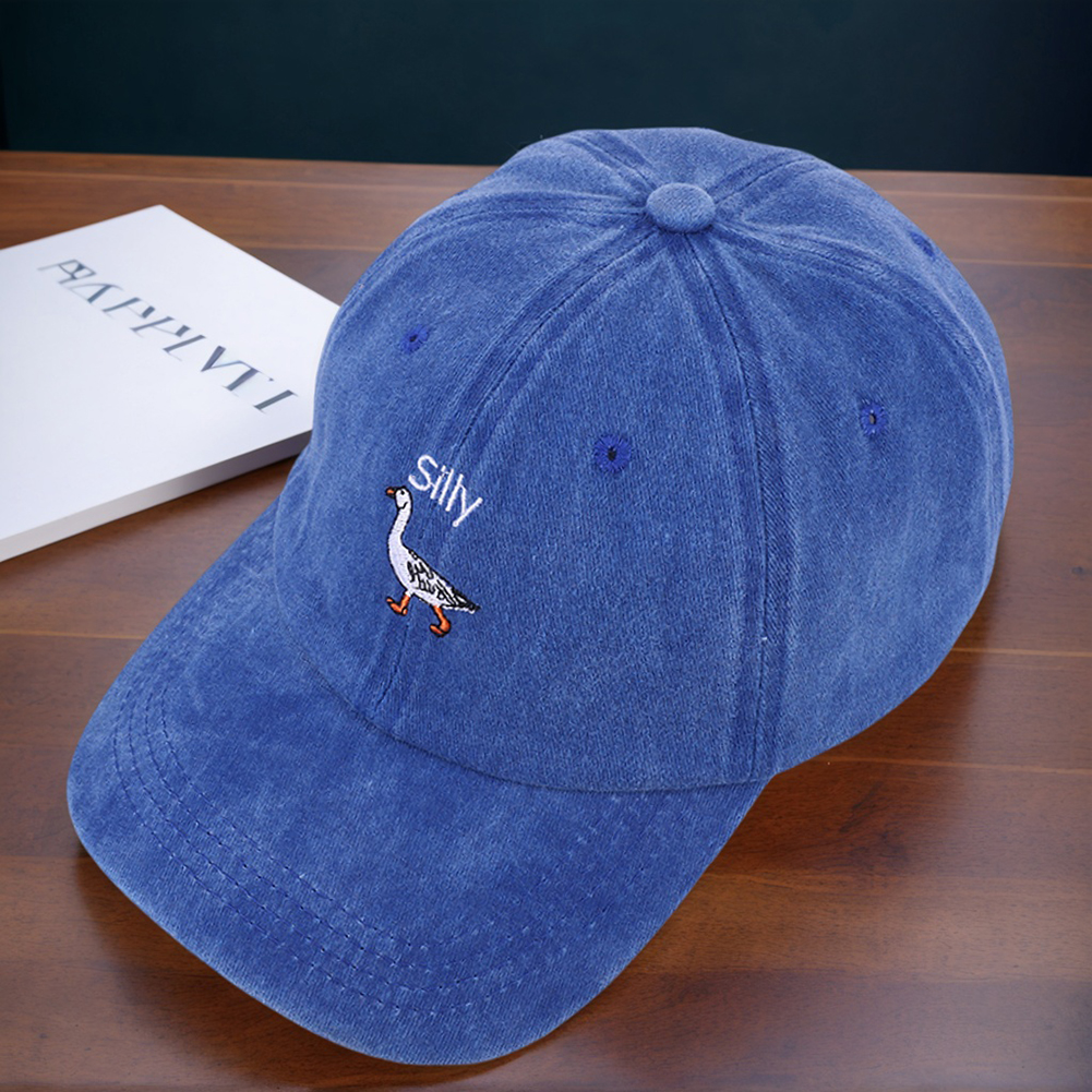 Funny Embroidered Silly Goose  - Dad Hat Cotton ulasan dan harga