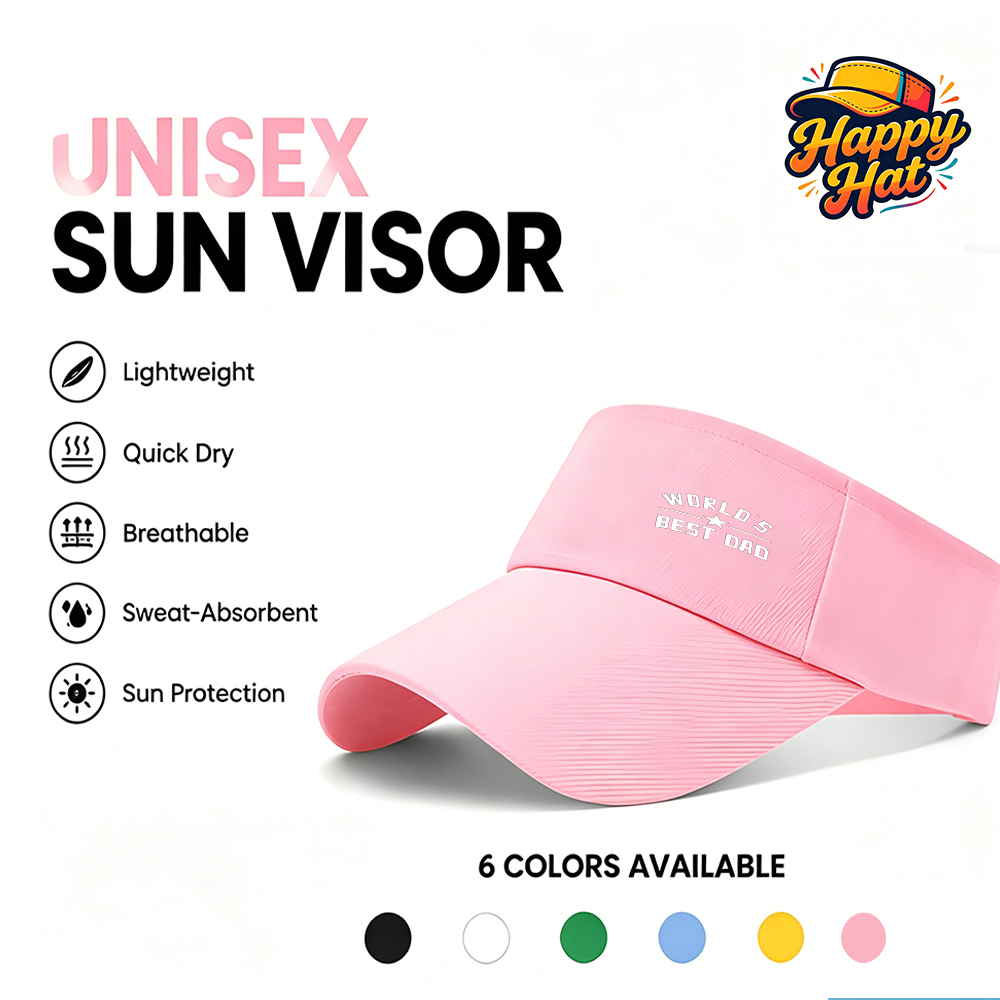 1PC Pink Unisex World's Best D - Golf Cap Dad ulasan dan harga