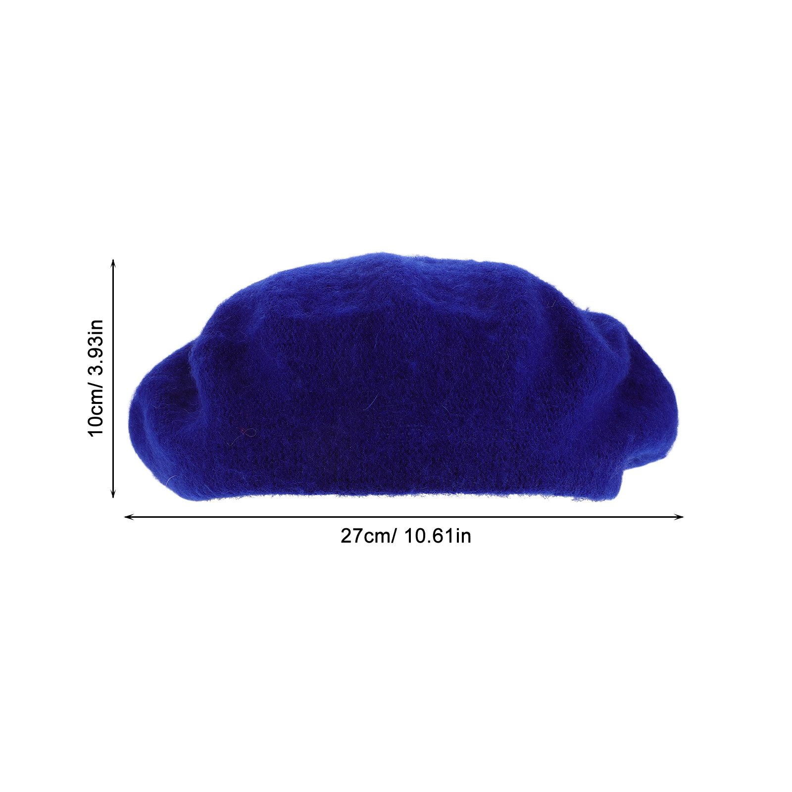 French Beret Hat for Women Nav - Beret French Wool ulasan dan harga