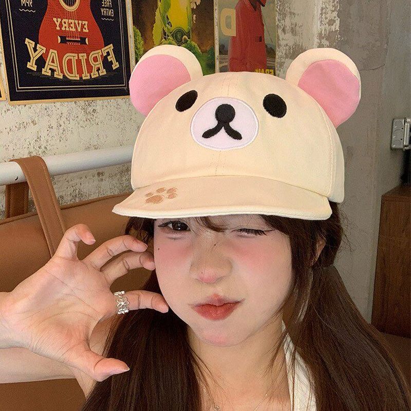 Rilakkuma Bear With Ear Cap Su - Visor Sun Hat ulasan dan harga