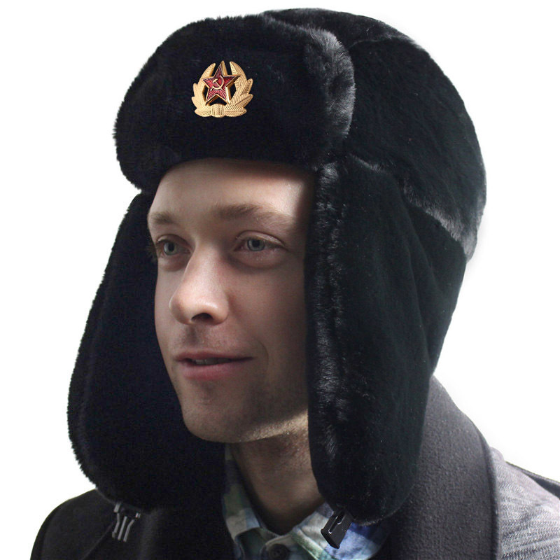 Russian Hats Ushanka Trooper T - Trapper Hat Ear Flap ulasan dan harga