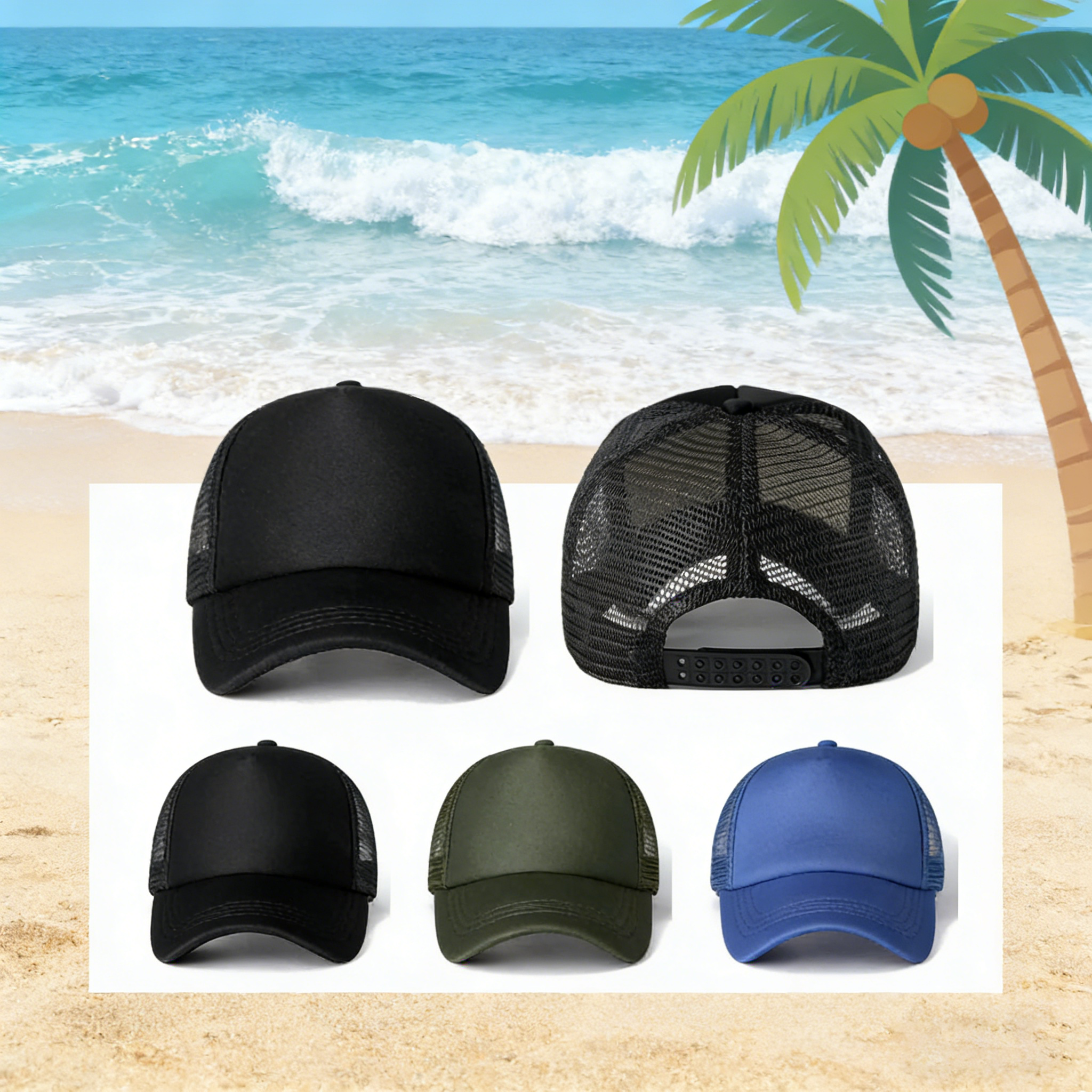 2026New model Unisex Cap Casua - Trucker Cap Mesh ulasan dan harga