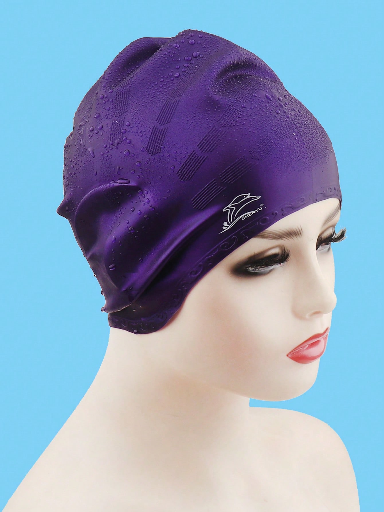 Silicone Waterproof Swim Cap E - Swim Hat Silicone ulasan dan harga