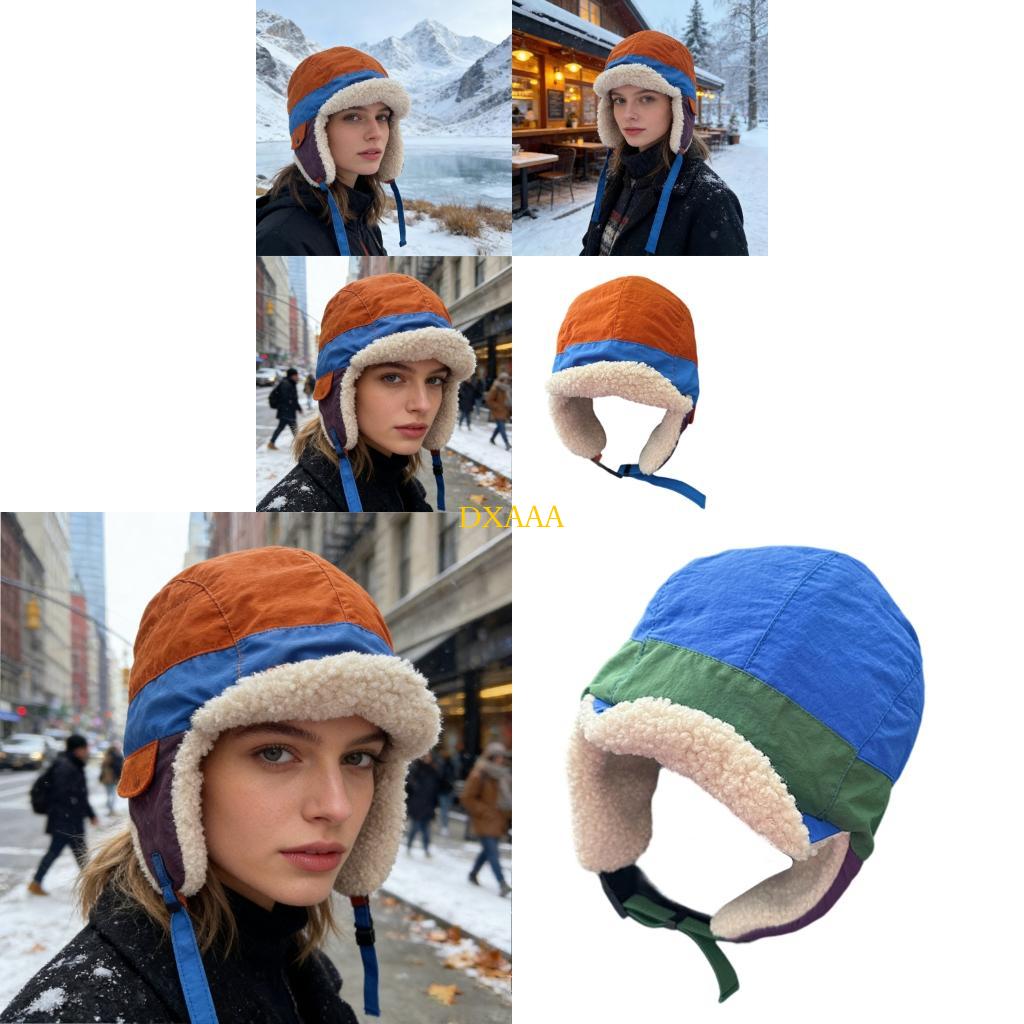 DXAA Warm Ear Flap Hat with Co - Trapper Hat Ear Flap ulasan dan harga