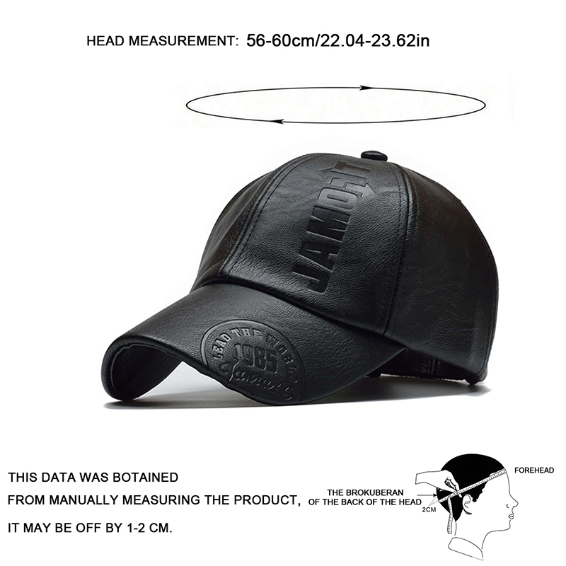 Unisex 1985 Imprinting Leather - Baseball Cap Structured ulasan dan harga