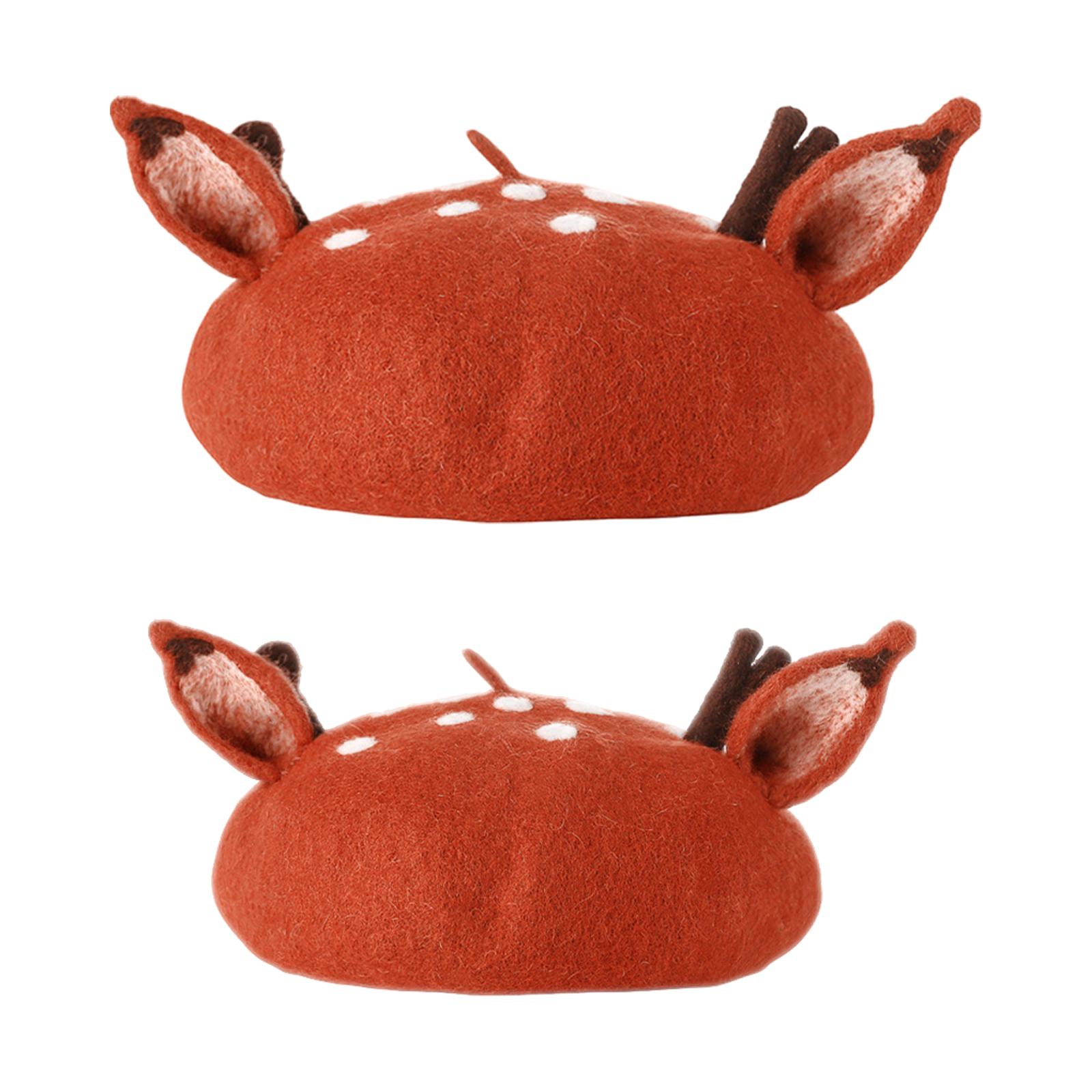 Beret Hat Portable Winter Warm - Beret French Wool ulasan dan harga