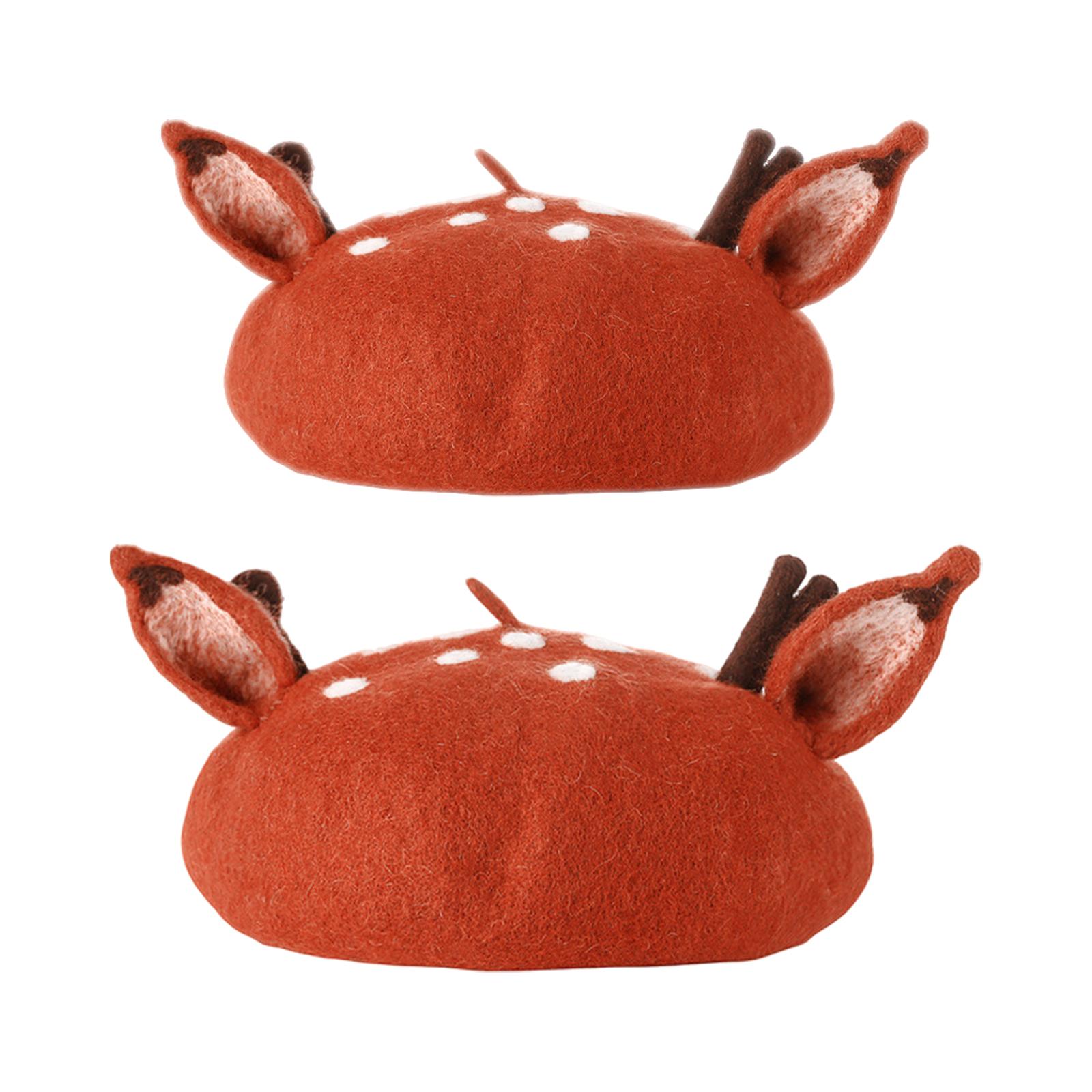 Beret Hat Portable Winter Warm - Beret French Wool ulasan dan harga