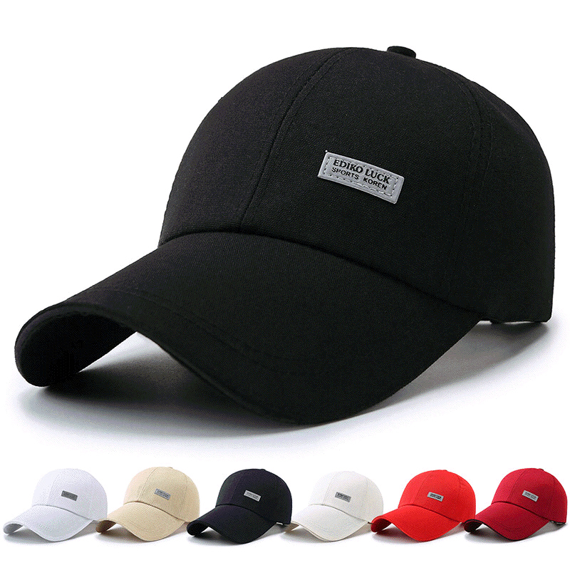 1Pcs Long Brimmed Baseball Cap - Dad Hat Cotton ulasan dan harga