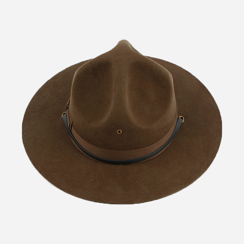 Woolen Top Hat Instructor Hat  - Fedora Hat Wool ulasan dan harga