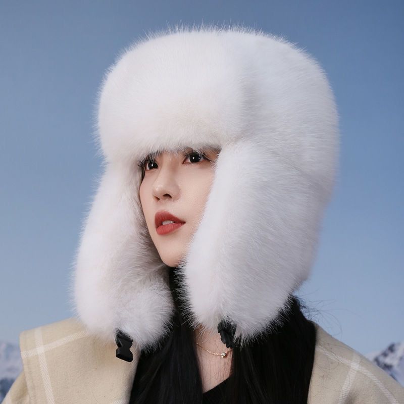 2025 New Winter Women Faux Fur - Trapper Hat Ear Flap ulasan dan harga