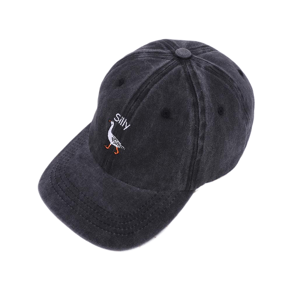 Embroidered Silly Goose Baseba - Dad Hat Cotton ulasan dan harga
