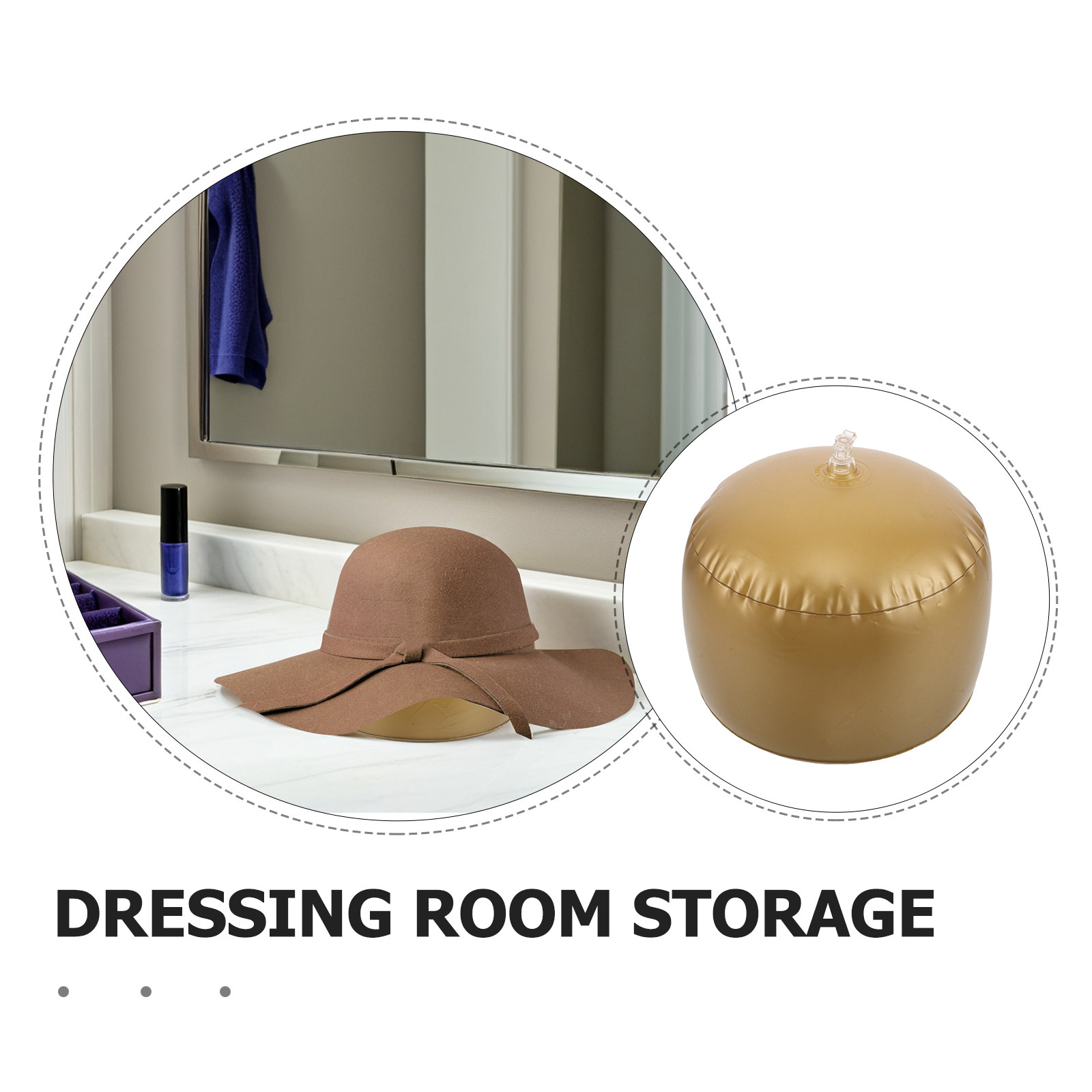 Inflatable Hat Display Stand G - Cowboy Hat Straw ulasan dan harga