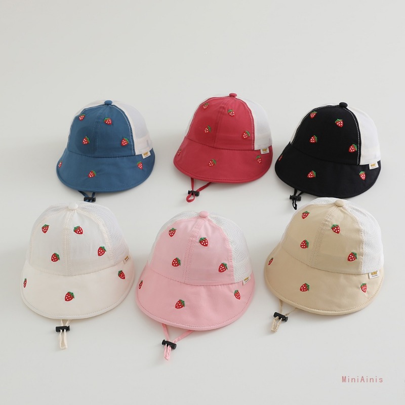 Baby Kids Summer Sun Hat 48-50 - Bucket Hat Cotton ulasan dan harga