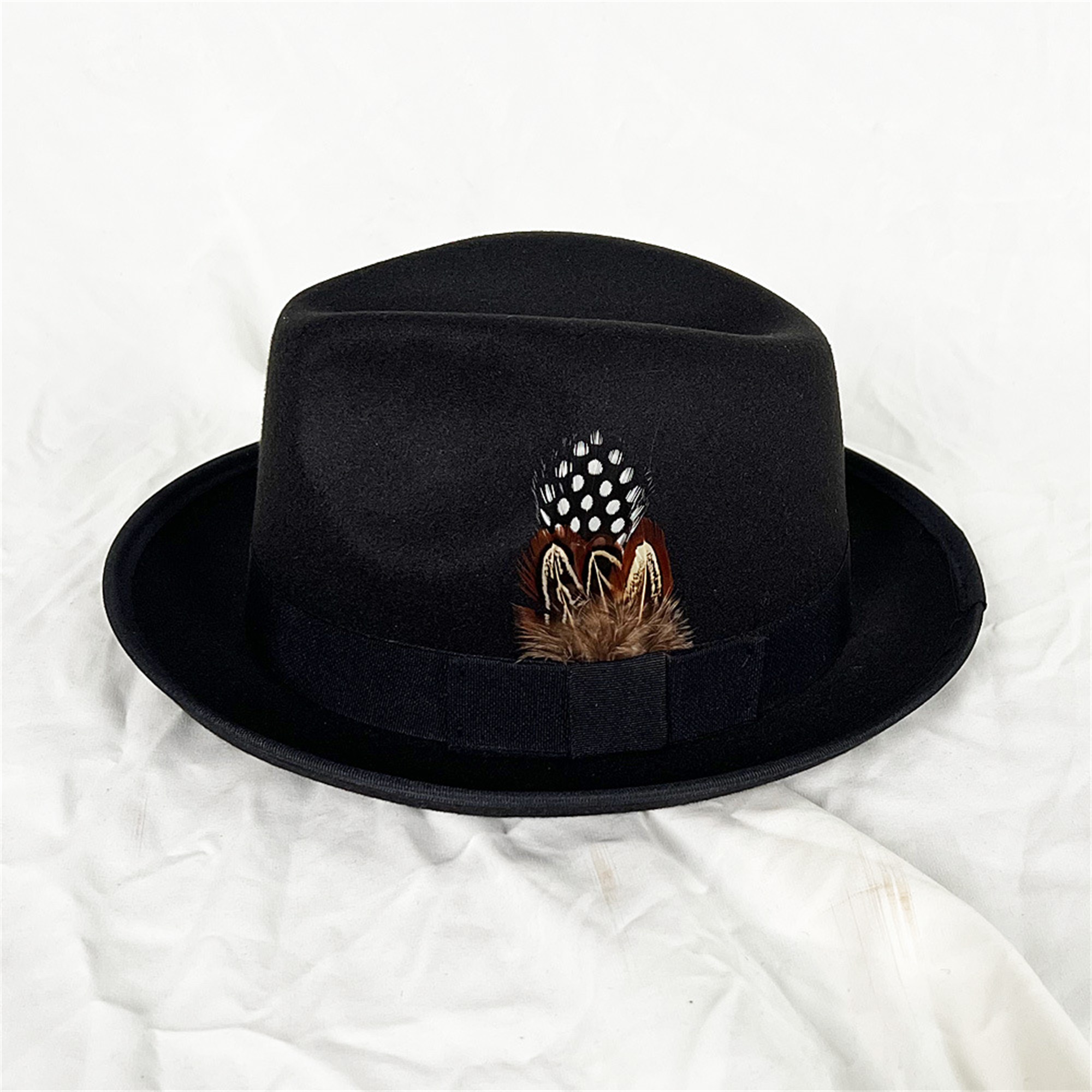 Vintage Style Wool Fedora Hat  - Fedora Hat Wool ulasan dan harga