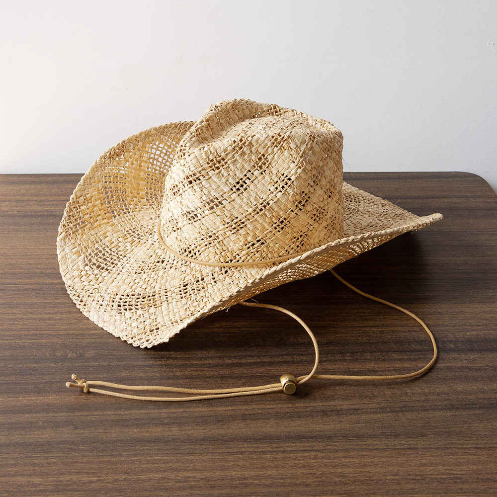 USPOP Wide Brim Straw Fedora U - Cowboy Hat Straw ulasan dan harga