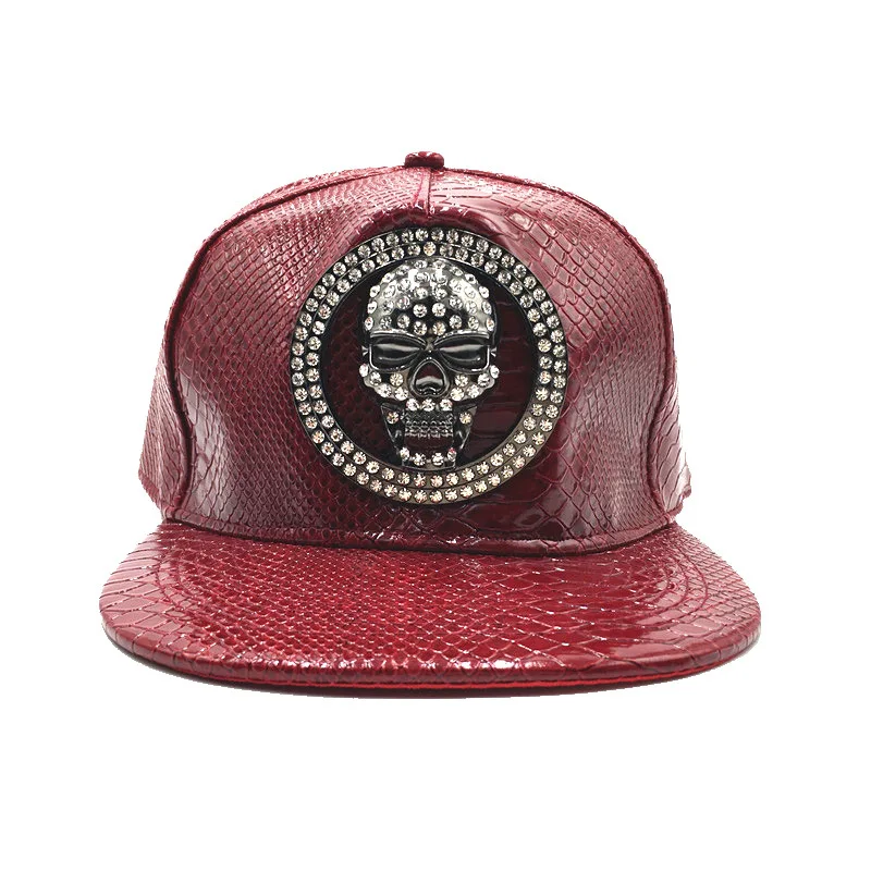 Brand Oohmy Men Women PU Leath - Baseball Cap Structured ulasan dan harga