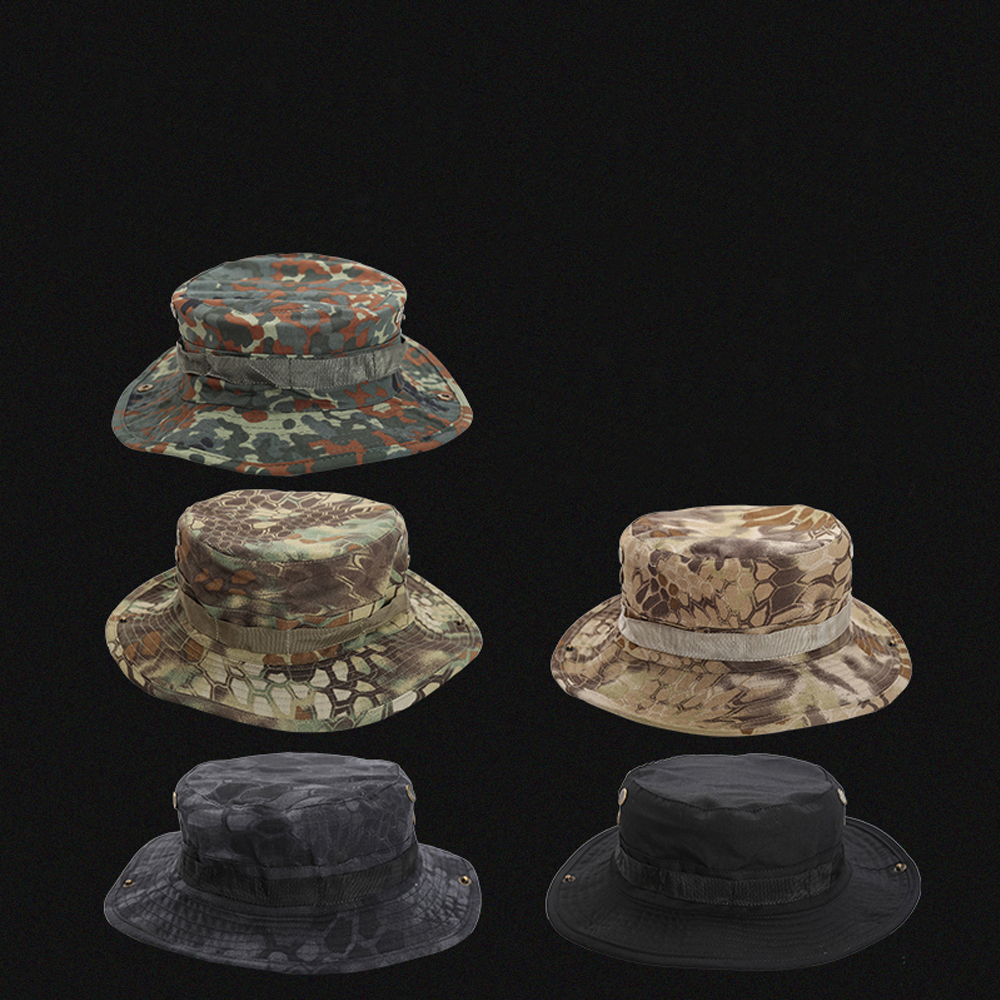 Wide Brim Camouflage Tactical  - Boonie Hat Tactical ulasan dan harga