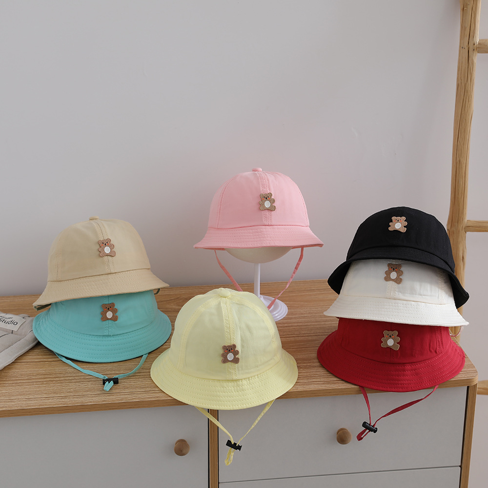 Kids Sun Protection Outdoor Le - Bucket Hat Cotton ulasan dan harga