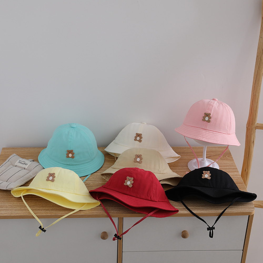 Kids Sun Protection Outdoor Le - Bucket Hat Cotton ulasan dan harga
