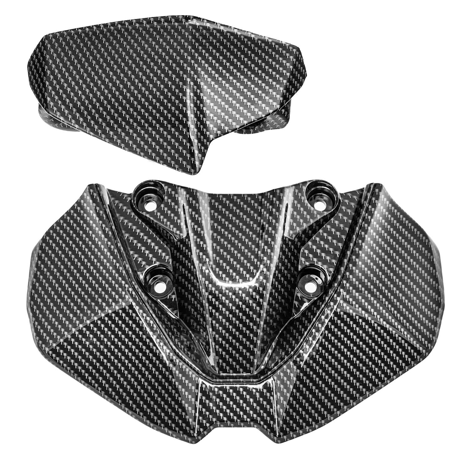 Motorcycle Front Extender Cowl - Visor Sun Hat ulasan dan harga